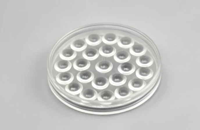 Round Multi-LED Lens Plate