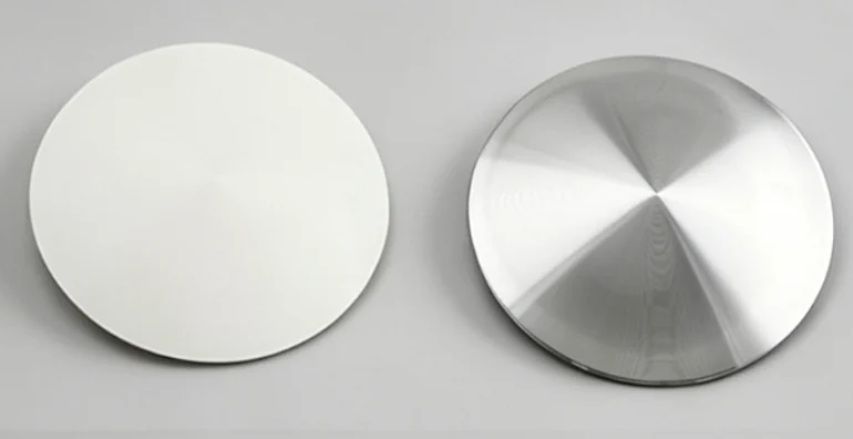 White Round Light Diffuser and Metallic Decorative Reflector Cover