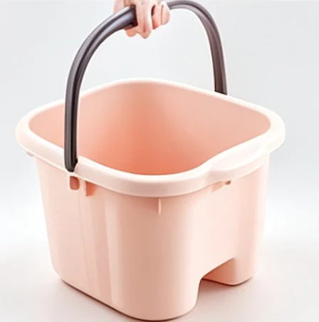 Thickened Plastic Foot Bath Tub with Handle