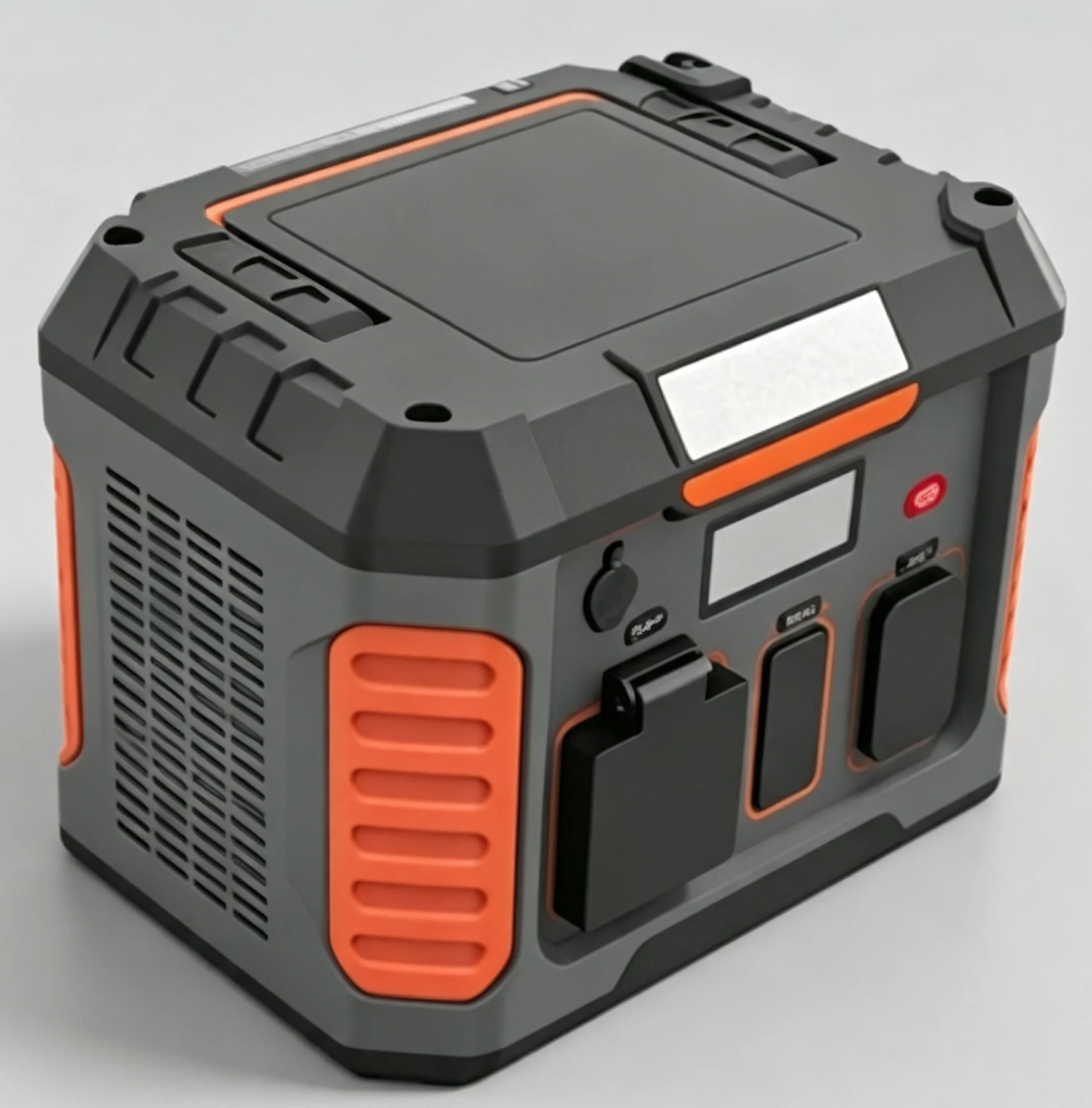 Portable Power Station Housing — Top View
