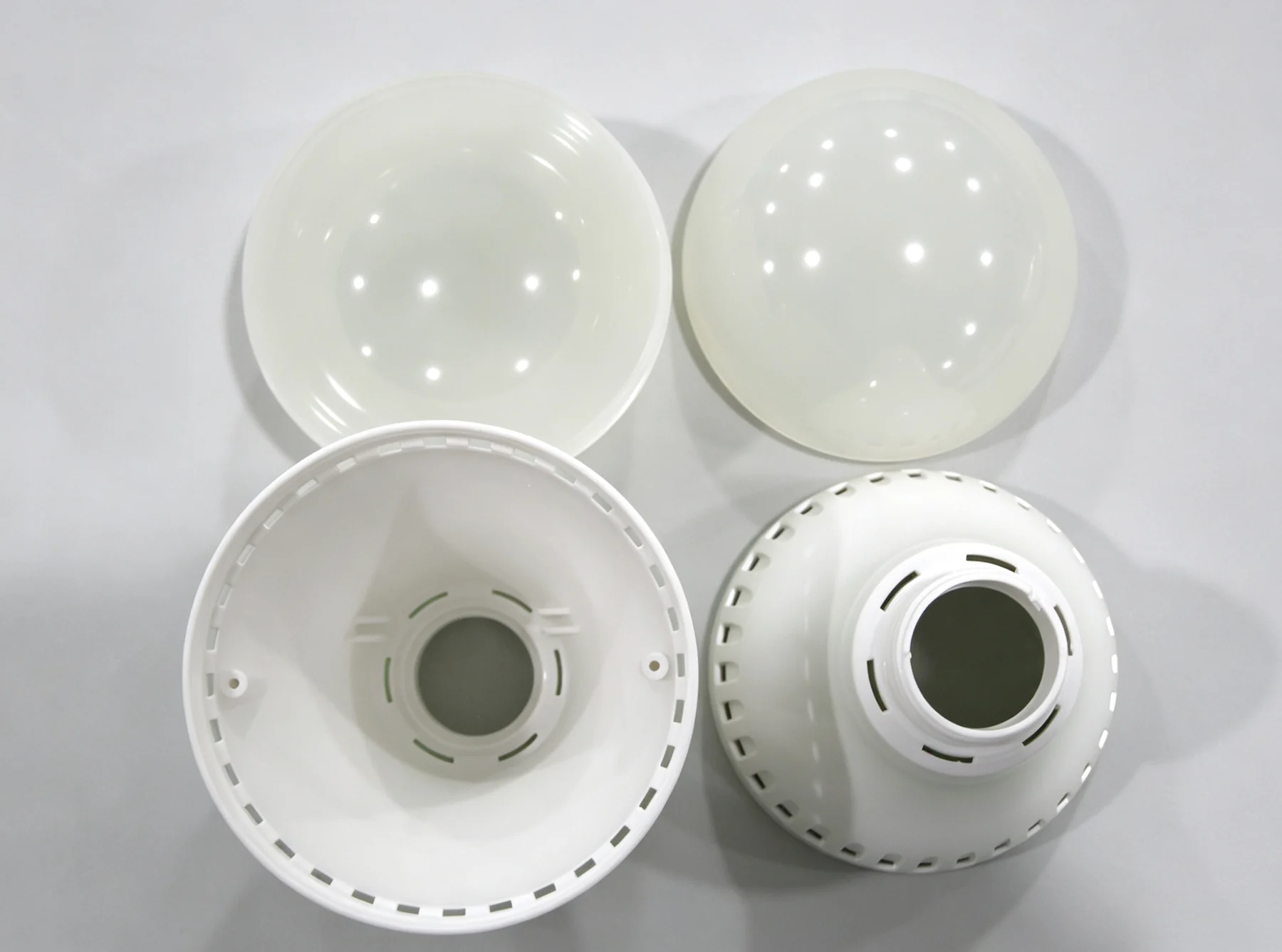 LED Bulb Plastic Housing Kit (Lamp Cover and Base)