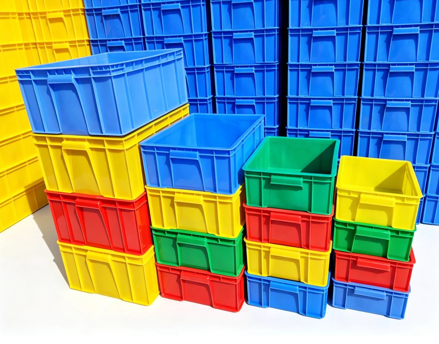 Multi-Color Plastic Tote Box