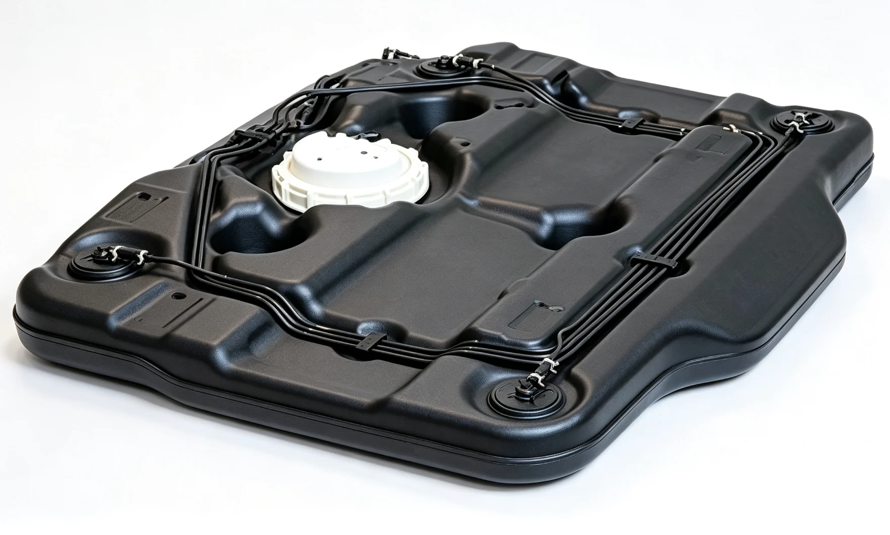 Low-Profile Automotive Resin Fuel Tank