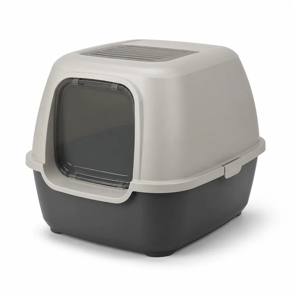 Covered Cat Litter Box
