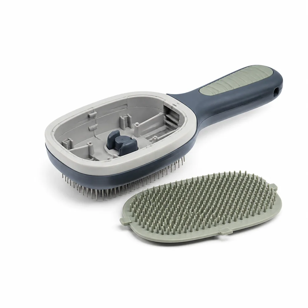 Pet Grooming Brush Plastic Components